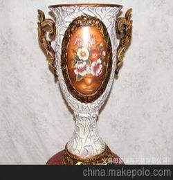 厂家直销 特价 彩绘雕刻花瓶 家居陶瓷装饰品 陶瓷工艺品摆饰 花瓶